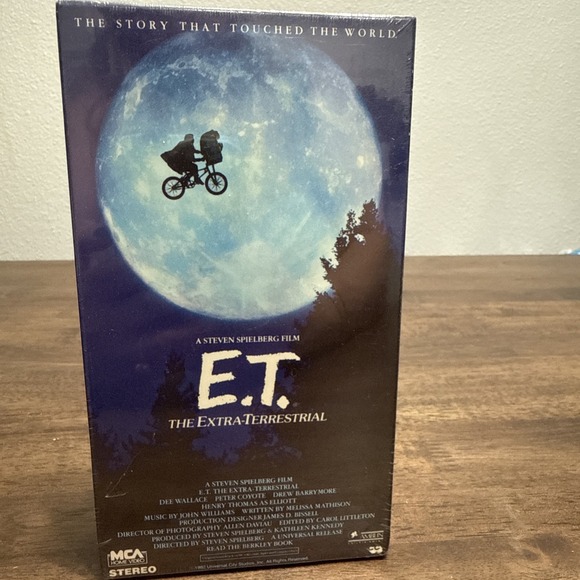 Other - 1988 ET The Extra Terrestrial VHS Tape Movie Green Flap FACTORY‎ SEALED